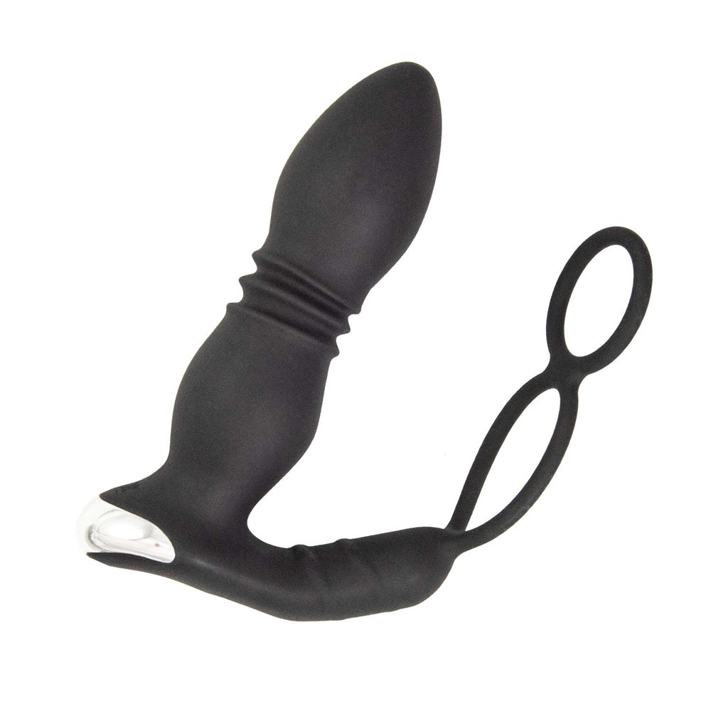 Ass-Sation Remote Thrusting Power Plug Black | 782631316506 | Available at EroticWarehouse.com