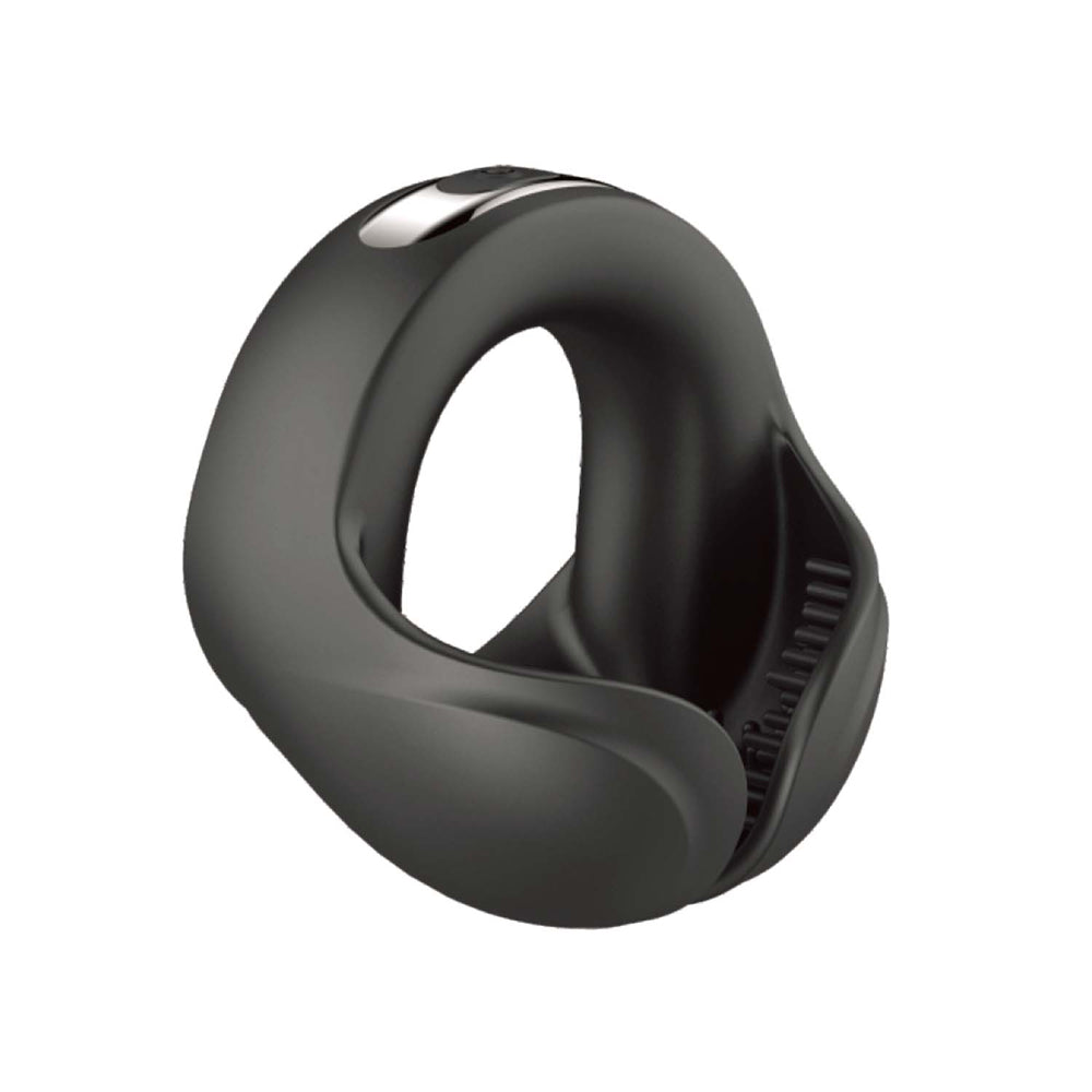 Cockpower Scrotum Hugger Cock Ring Black | 782631316803 | Available at EroticWarehouse.com