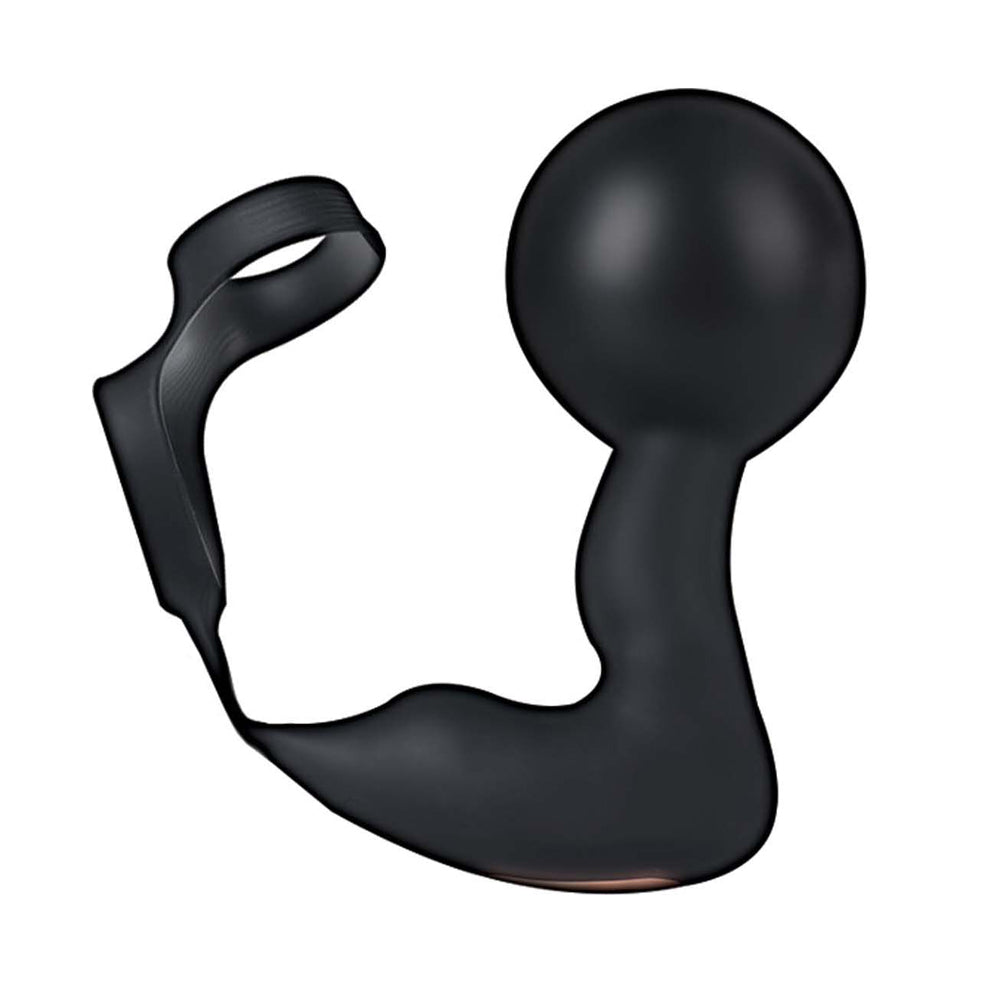 Atomic Inflatable P-Spot Vibe Black | 782631317602 | Available at EroticWarehouse.com