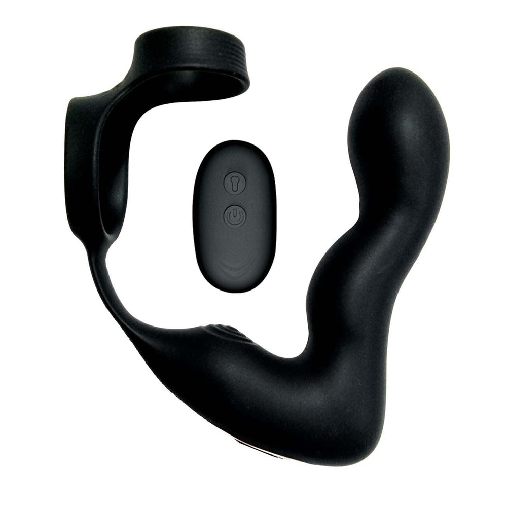 Atomic Inflatable P-Spot Vibe Black | 782631317602 | Available at EroticWarehouse.com