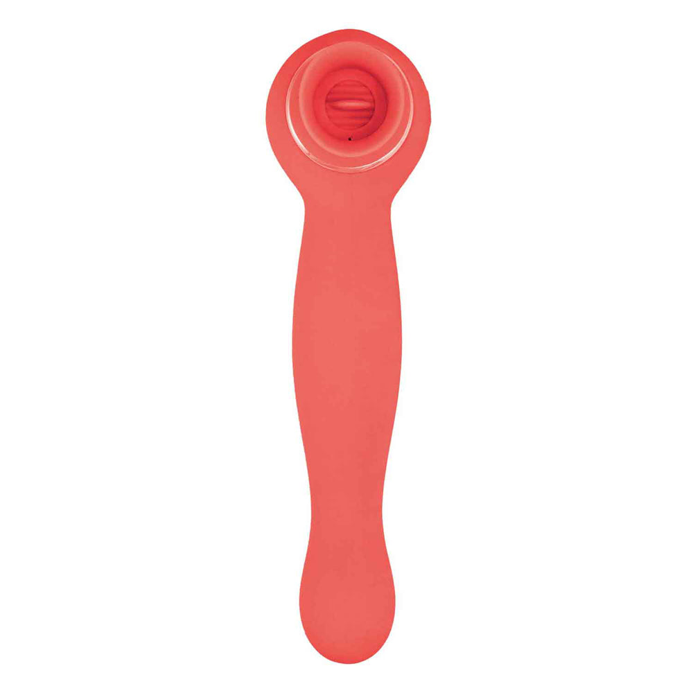 Blaze Lucious Licker Vibe Coral | 782631319217 | Available at EroticWarehouse.com