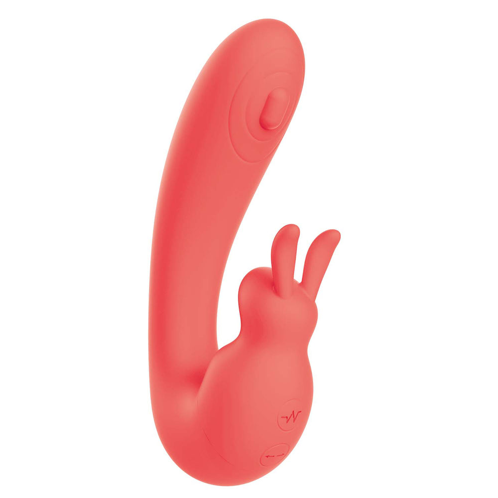 Blaze Bunny Thumper Vibe Coral | 782631319415 | Available at EroticWarehouse.com