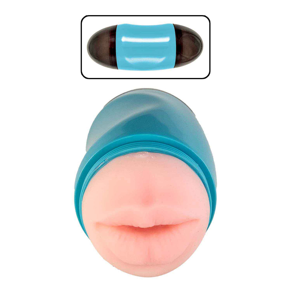 Delite Two Ways Mouth & Ass White | 782631319705 | Available at EroticWarehouse.com