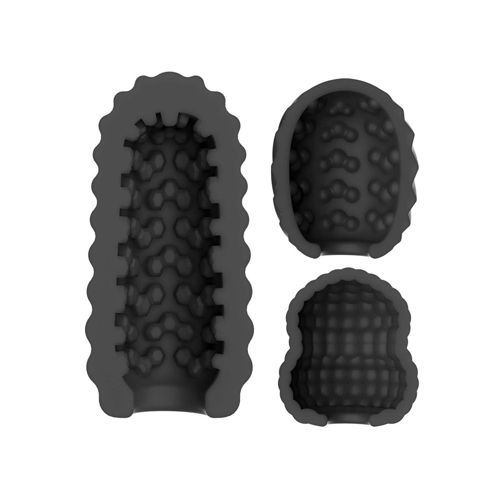 Delite Pocket Masturbator Kit Black | 782631320503 | Available at EroticWarehouse.com
