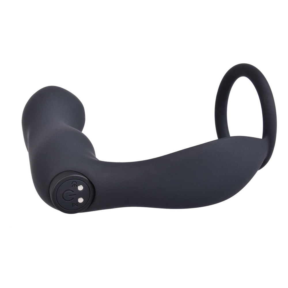 Ass-Sation Remote Contoured Anal Plug Black | 782631322002 | Available at EroticWarehouse.com