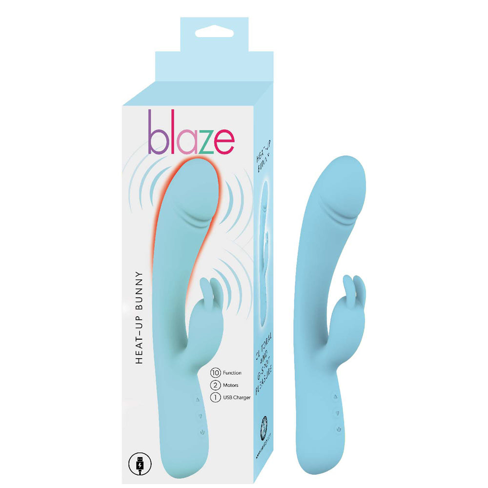 Blaze Heat Up Bunny Blue | 782631323221 | Available at EroticWarehouse.com