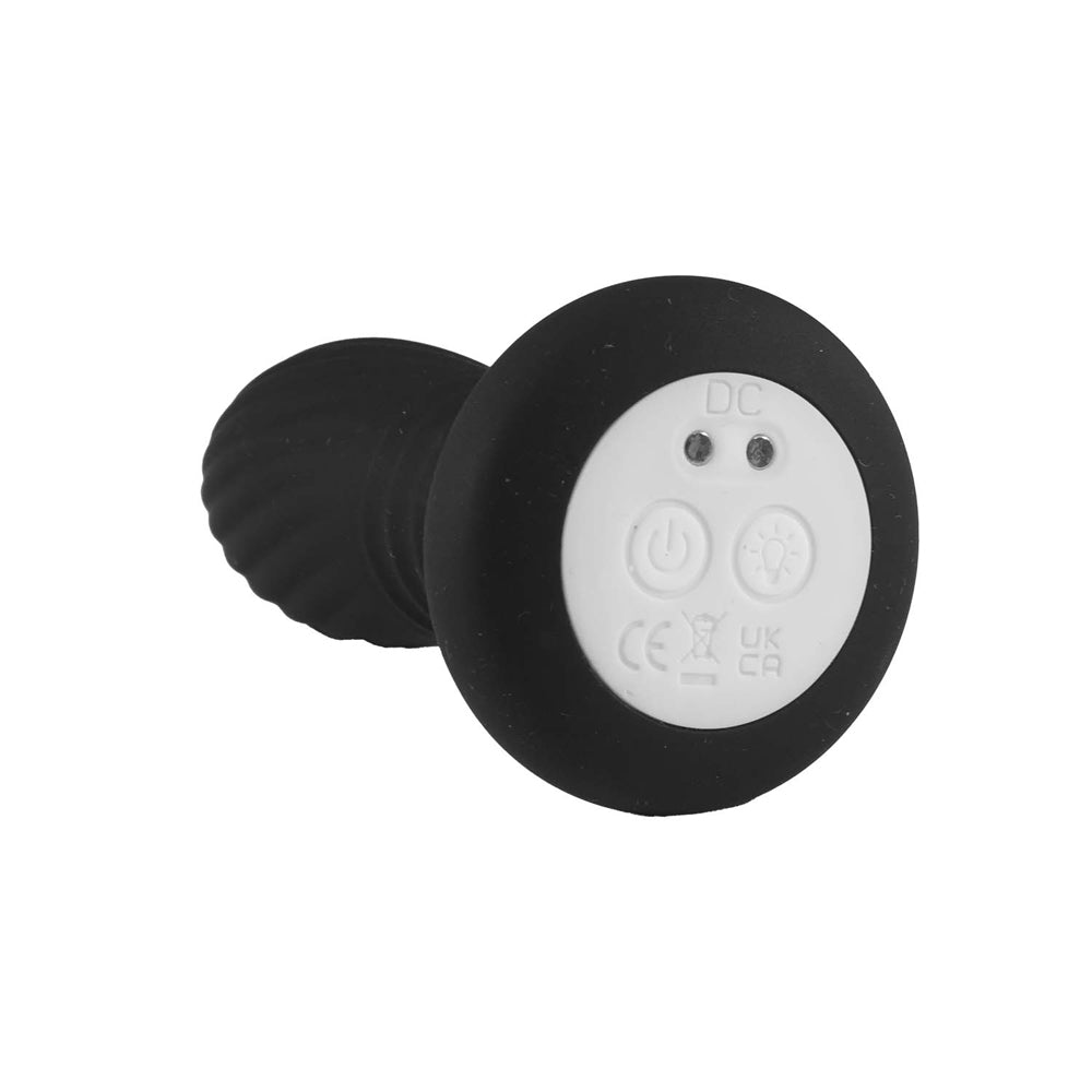 Atomic Thrusting Light-Up Twister Plug Black | 782631324006 | Available at EroticWarehouse.com