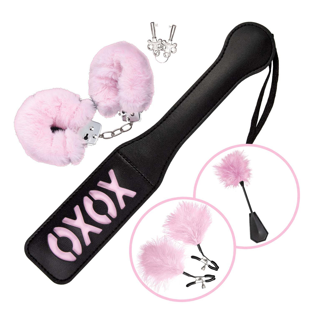 Bondage By Nasstoys Naughty In Pink Black & Pink | 782631324501 | Available at EroticWarehouse.com