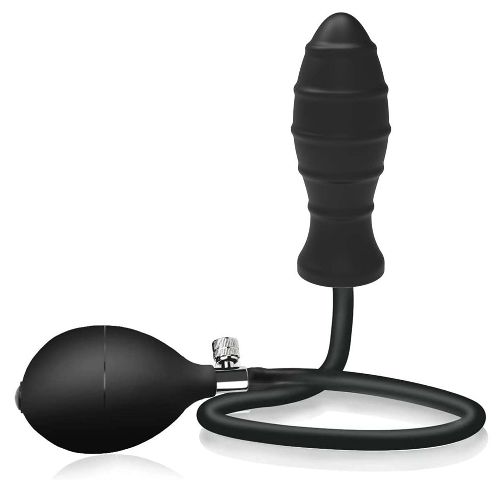 Atomic Inflatable Intermediate Plug Black | 782631325607 | Available at EroticWarehouse.com
