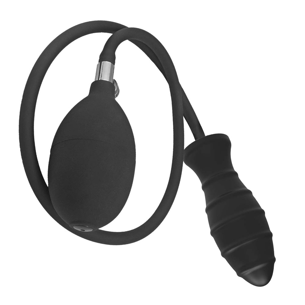 Atomic Inflatable Intermediate Plug Black | 782631325607 | Available at EroticWarehouse.com