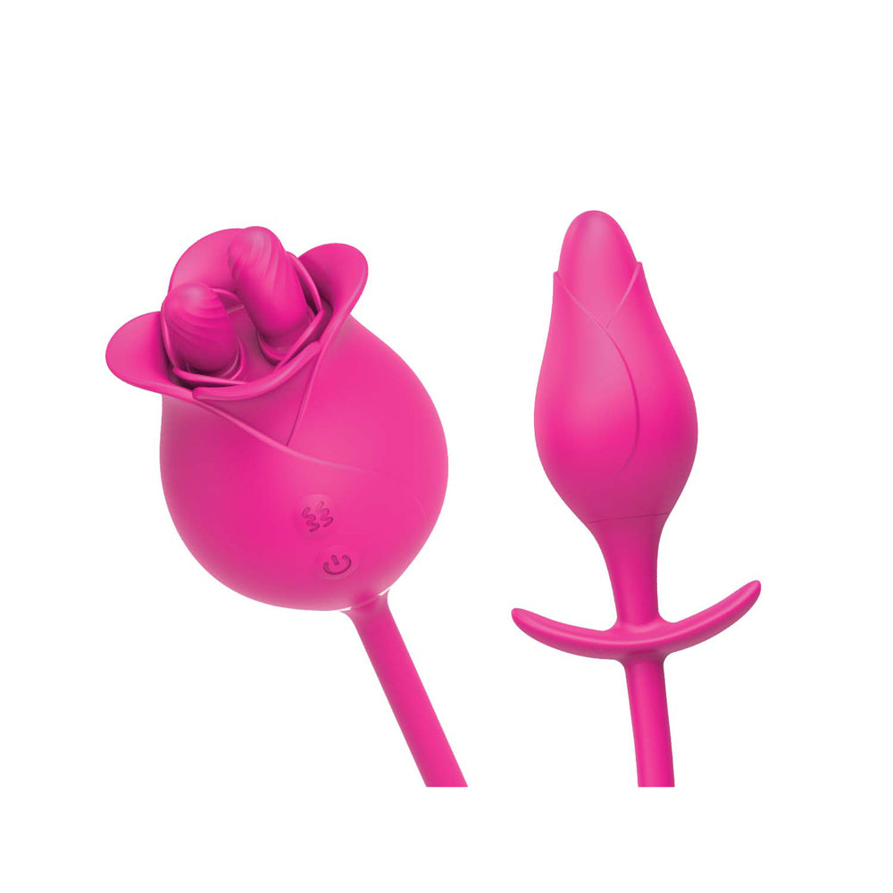 The Royale Dual Massager Pink | 782631327007 | Available at EroticWarehouse.com
