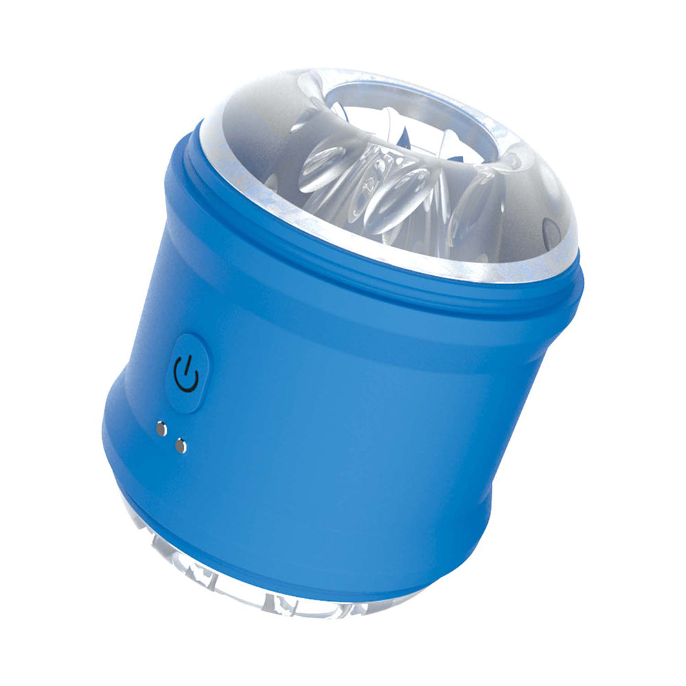 The Royale Masturbator Cylinder Blue | 782631327403 | Available at EroticWarehouse.com