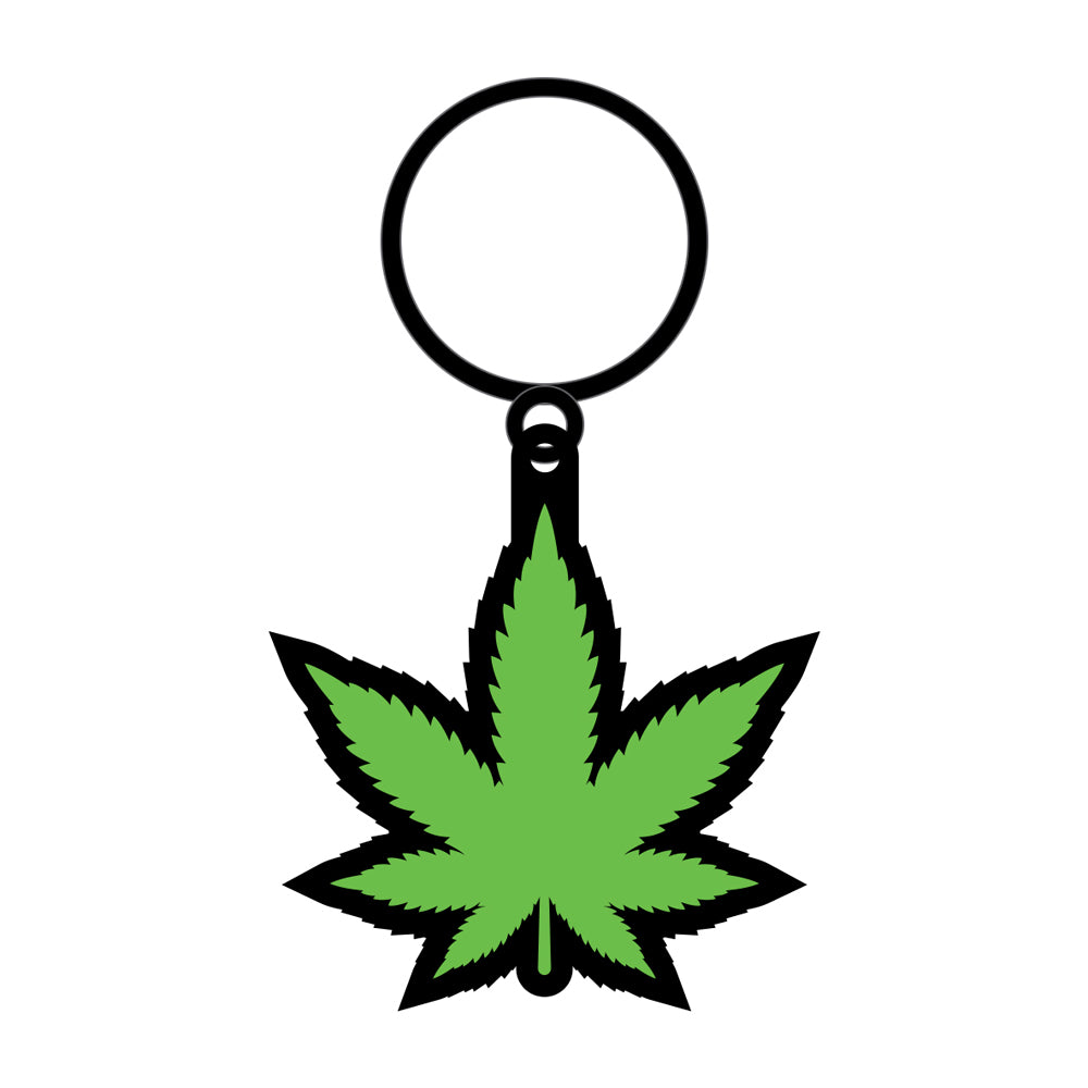 Green Leaf Keychain | 785571086836 | Available at EroticWarehouse.com
