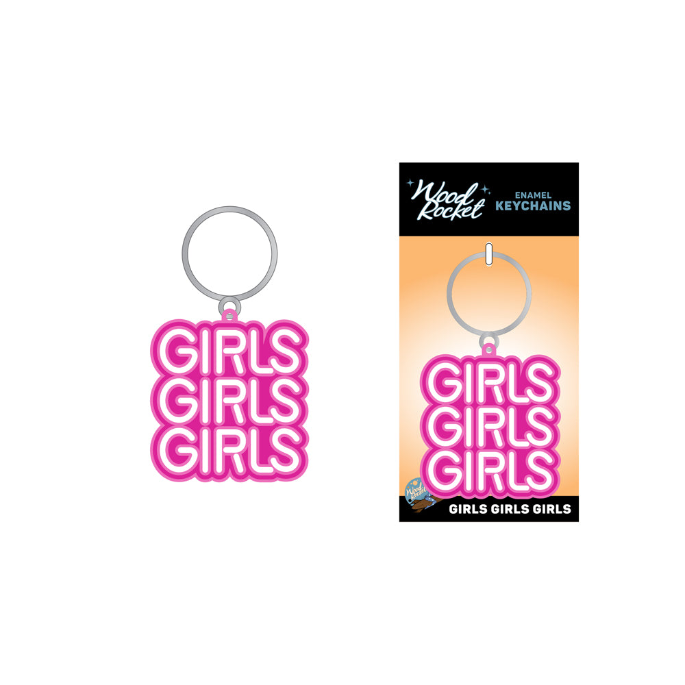 Girls Girls Girls Key Chain | 785571086898 | Available at EroticWarehouse.com