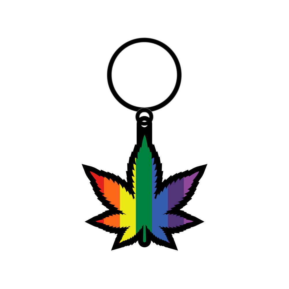 Leaf: Rainbow Keychain | 785571087055 | Available at EroticWarehouse.com