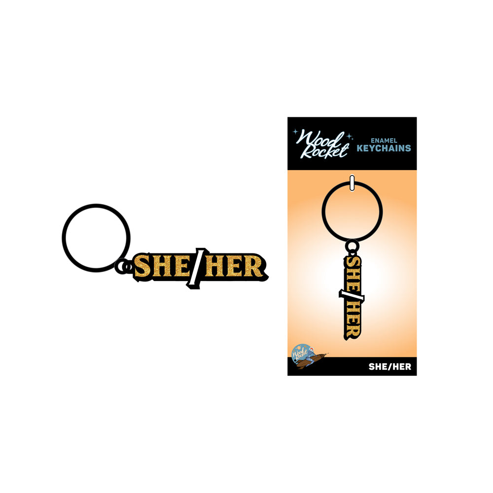 She/Her Keychain | 785571087130 | Available at EroticWarehouse.com