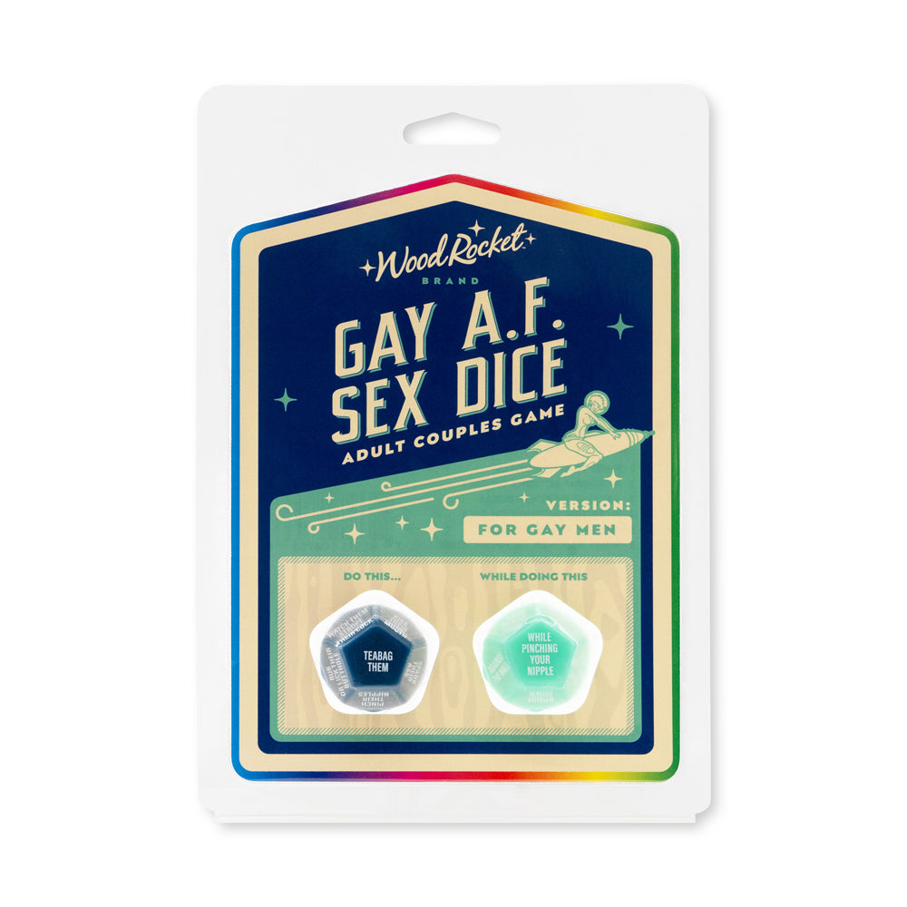 Gay Af Sex Dice Gay Men | 785571087536 | Available at EroticWarehouse.com