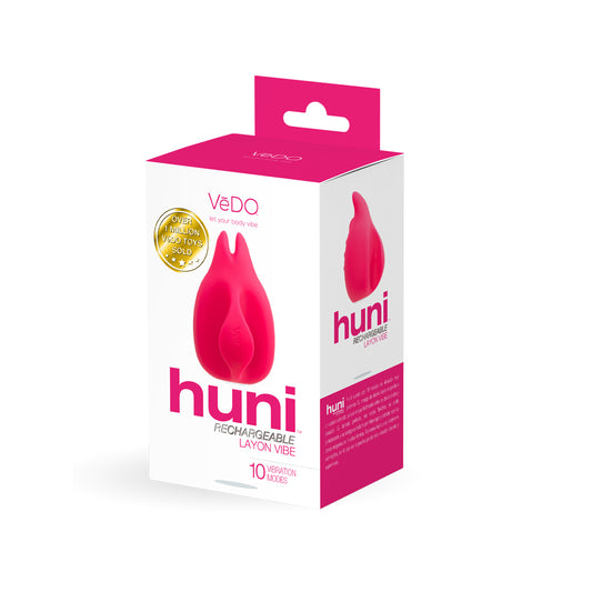 Huni Rechargeable Finger Vibe Foxy Pink | 792816281505 | Available at EroticWarehouse.com