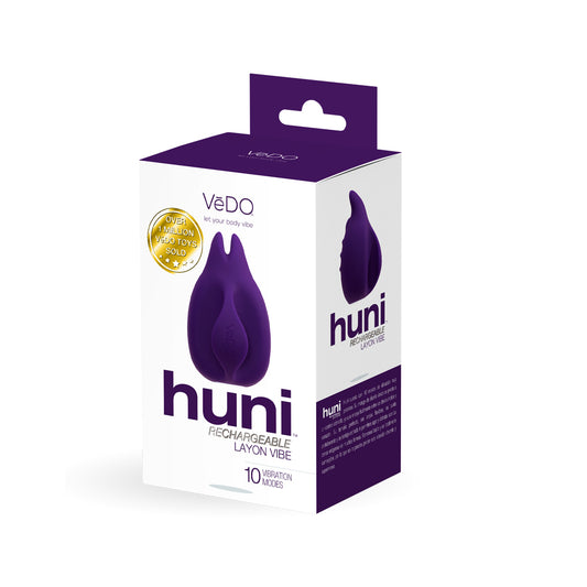 Huni Rechargeable Finger Vibe Deep Purple | 792816281512 | Available at EroticWarehouse.com