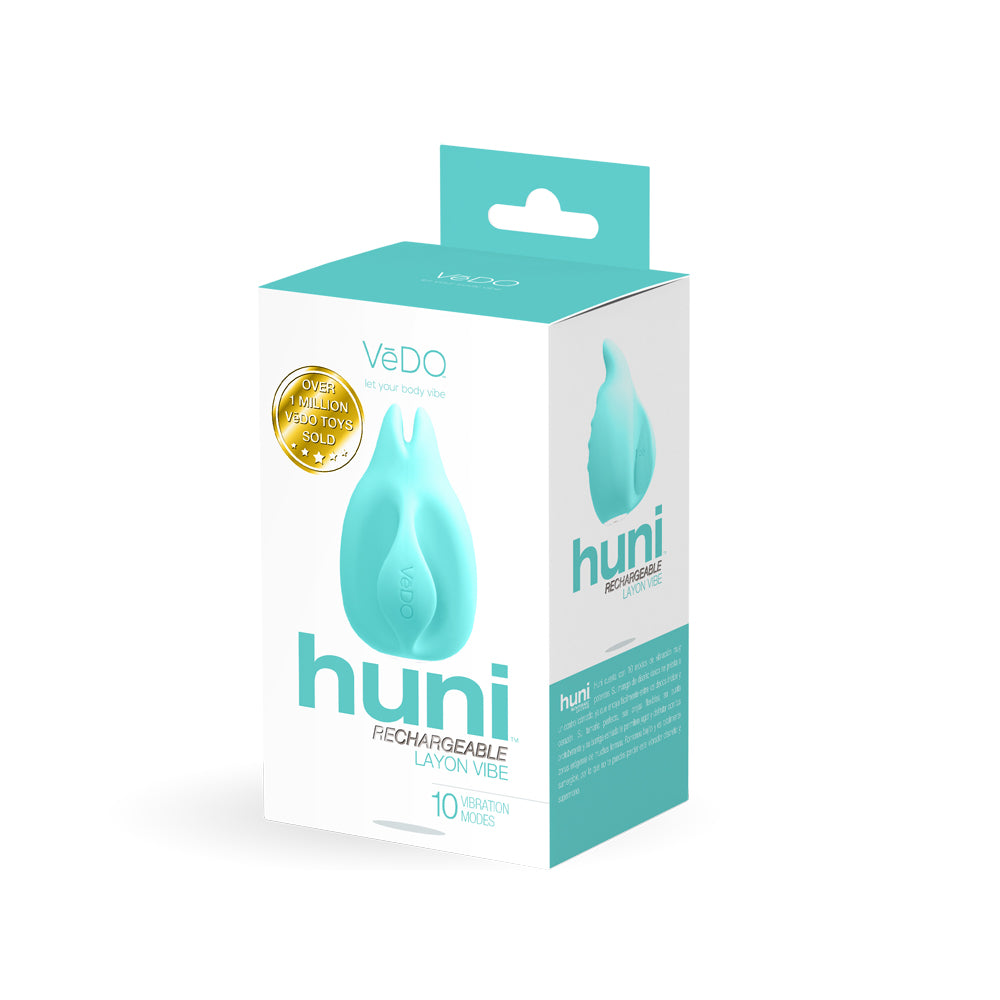 Huni Rechargeable Finger Vibe Tease Me Turquoise | 792816281529 | Available at EroticWarehouse.com