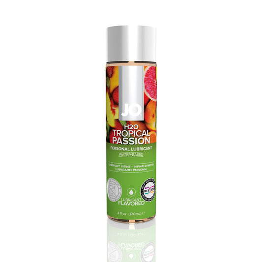 JO H2O Flavored Lubricant Tropical Passion 4 oz. | 796494401217 | Available at EroticWarehouse.com