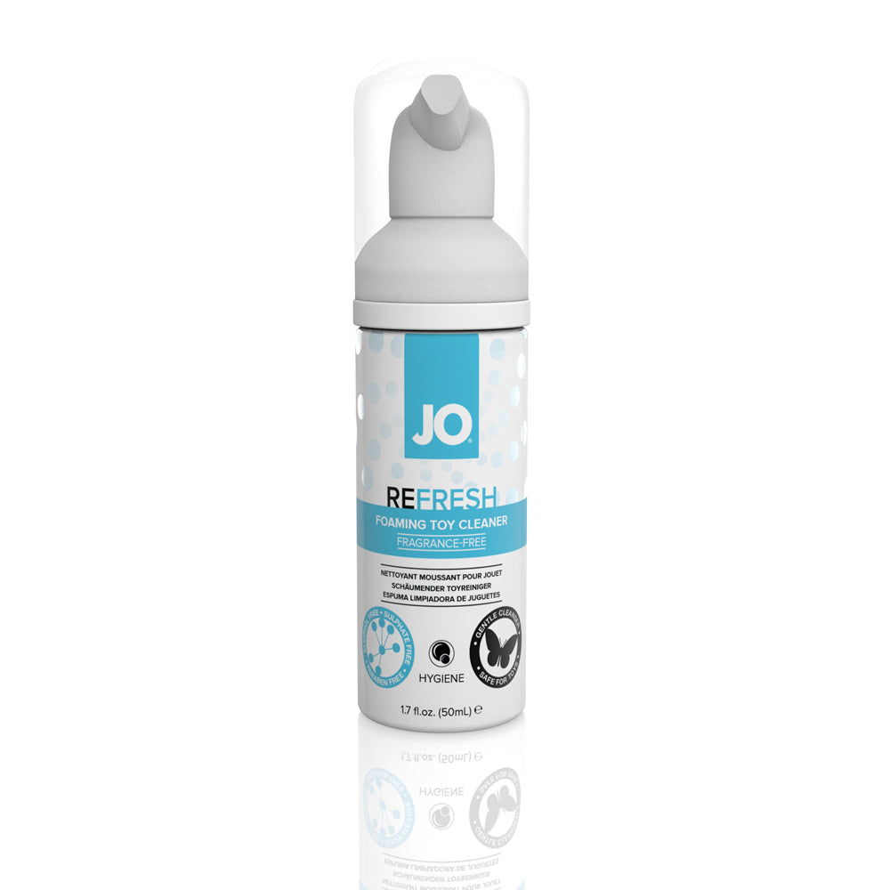 JO Refresh Foaming Toy Cleaner 1.7 oz. | 796494403761 | Available at EroticWarehouse.com