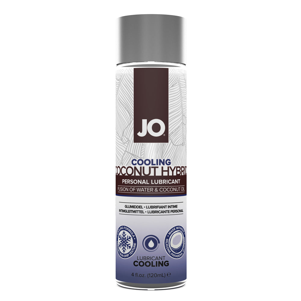 Jo Silicone Free Hybrid Lubricant With Coconut - Cooling 4 oz. | 796494405550 | Available at EroticWarehouse.com