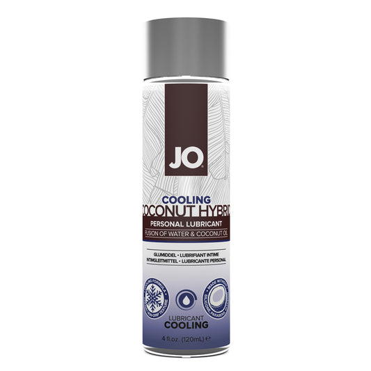 Jo Silicone Free Hybrid Lubricant With Coconut - Cooling 4 oz. | 796494405550 | Available at EroticWarehouse.com