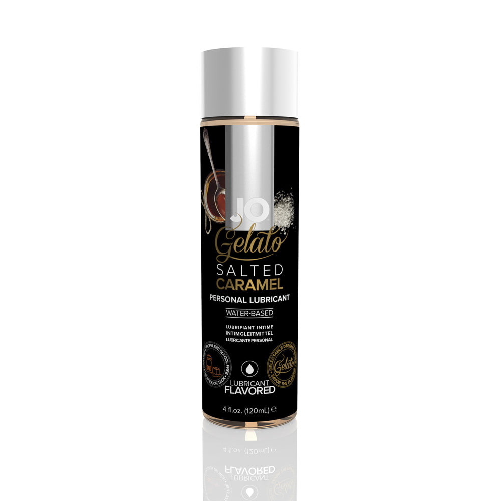 Jo Gelato Salted Caramel Lubricant 4 oz. | 796494440230 | Available at EroticWarehouse.com