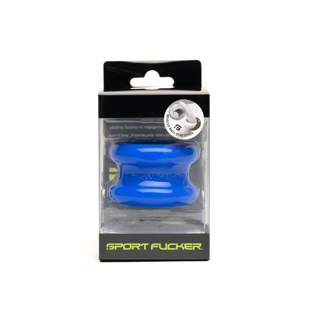 Sport Fucker Muscle Ball Stretcher Blue Tpe | 810001682835 | Available at EroticWarehouse.com