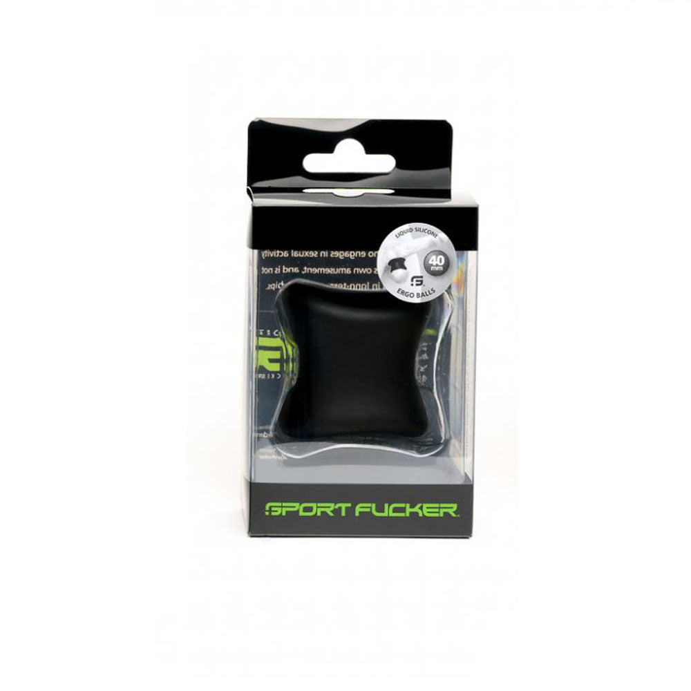 Sport Fucker Ergo Balls 40mm Black | 810001685669 | Available at EroticWarehouse.com