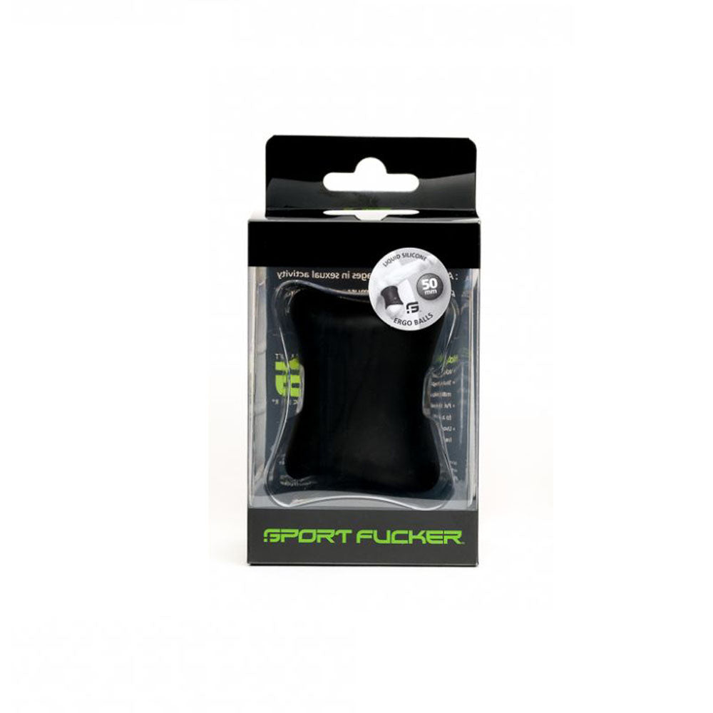Sport Fucker Ergo Balls 50mm Black | 810001685676 | Available at EroticWarehouse.com
