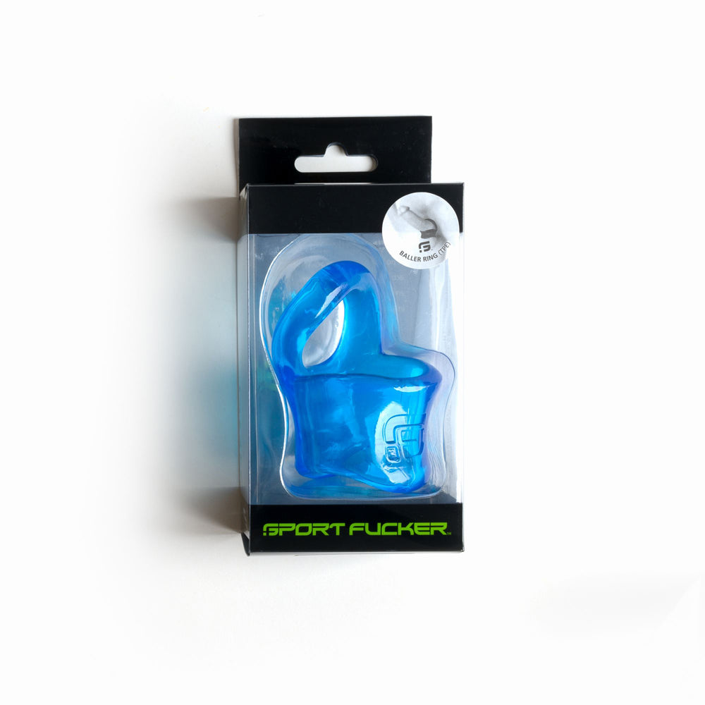 Sport Fucker Baller Ring Tpe Blue | 810001687236 | Available at EroticWarehouse.com
