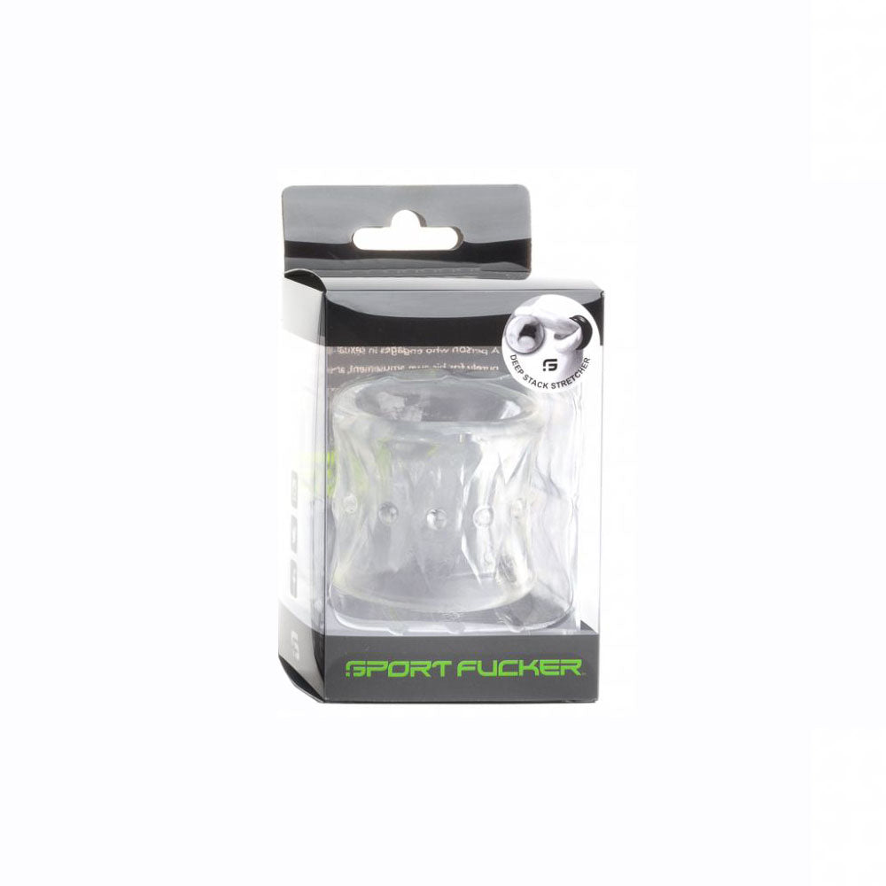 Sport Fucker Deep Stack Clear | 810001688578 | Available at EroticWarehouse.com