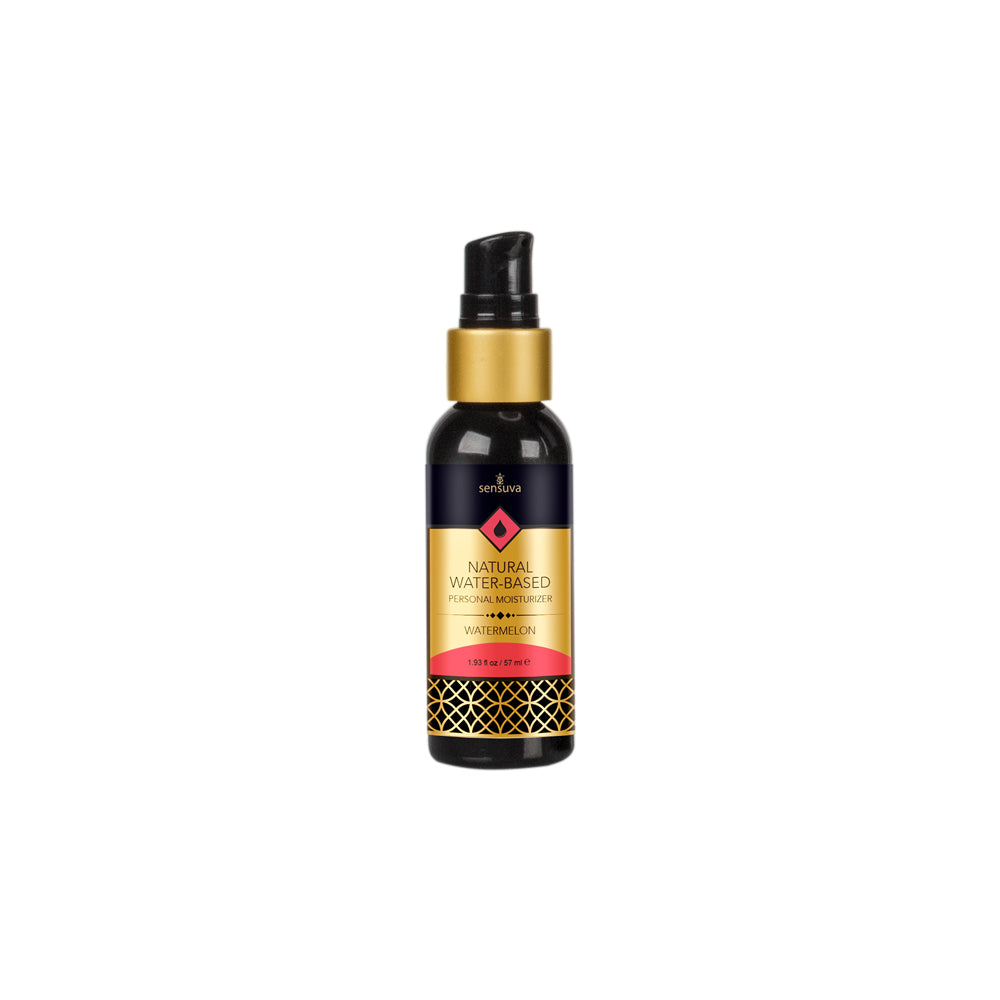 Natural Water-Based Personal Moisturizer Watermelon 2 oz. Bottle | 810002660061 | Available at EroticWarehouse.com
