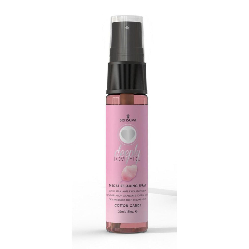 Deeply Love You Throat Relaxing Spray Cotton Candy 1 oz. Bottle | 810002665011 | Available at EroticWarehouse.com