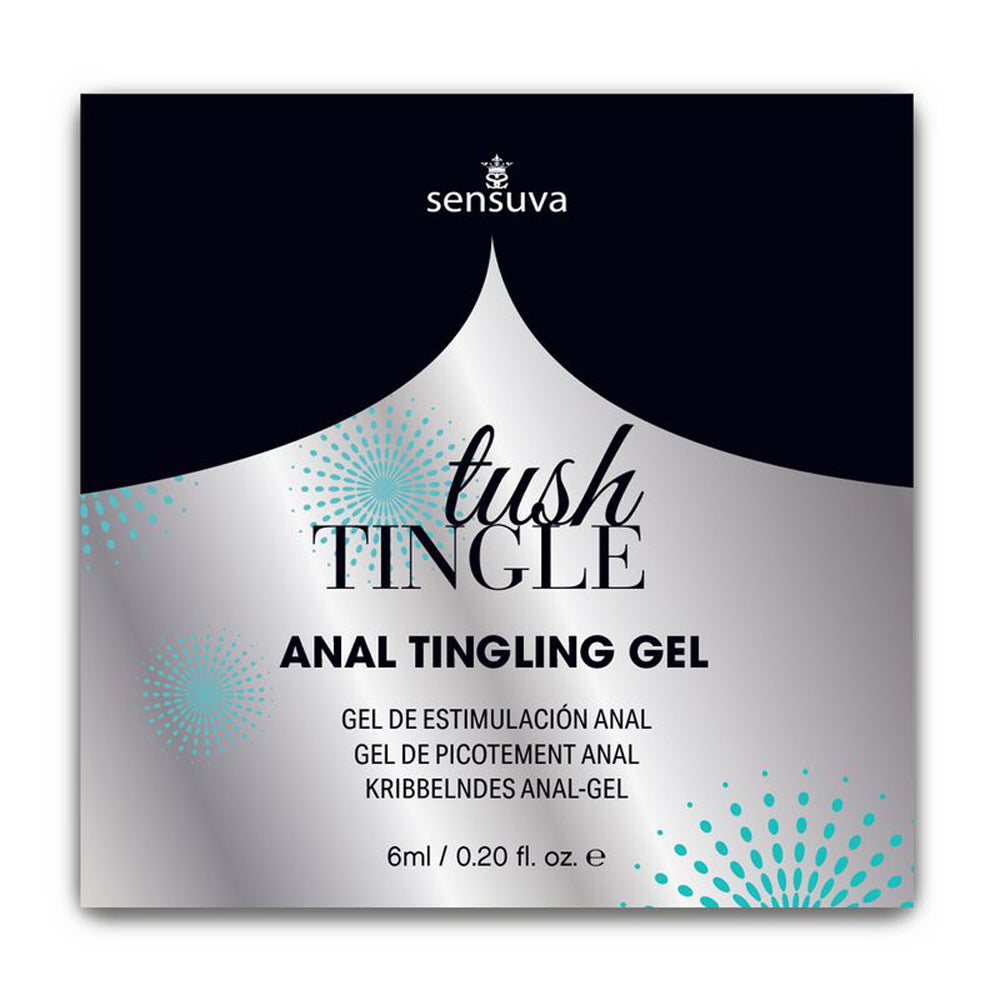 Tush Tingle Anal Stimulation Gel 6 Ml. Single-Use Packet | 810002665530 | Available at EroticWarehouse.com
