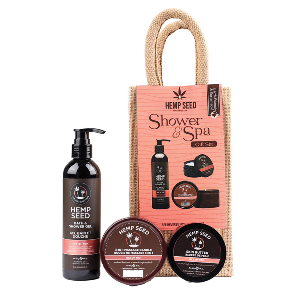 Hemp Seed Isle Of You Holiday Spa Gift Set | 810040296116 | Available at EroticWarehouse.com