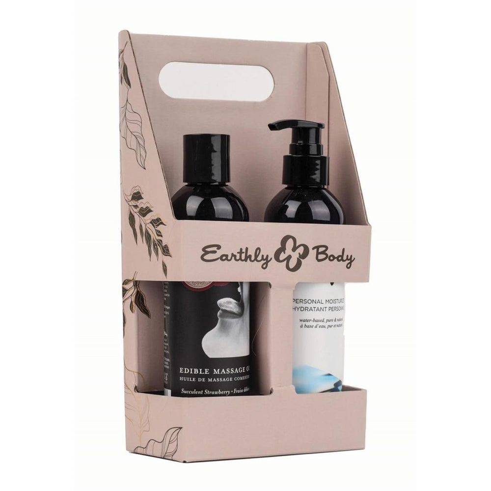 Hemp Seed By Night Better Together Waterslide And Strawberry Holiday Caddy 8 oz. | 810040297083 | Available at EroticWarehouse.com