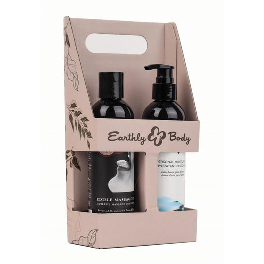 Hemp Seed By Night Better Together Waterslide And Strawberry Holiday Caddy 8 oz. | 810040297083 | Available at EroticWarehouse.com