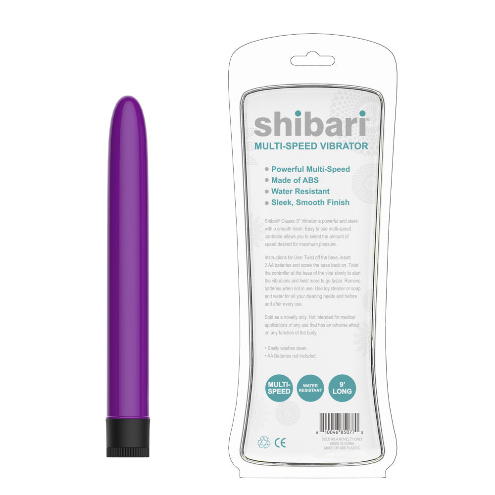 Shibari 9" Vibe Purple | 810046850770 | Available at EroticWarehouse.com