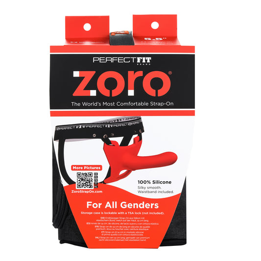 Zoro 5.5" With Case Red | 8101144800760 | Available at EroticWarehouse.com