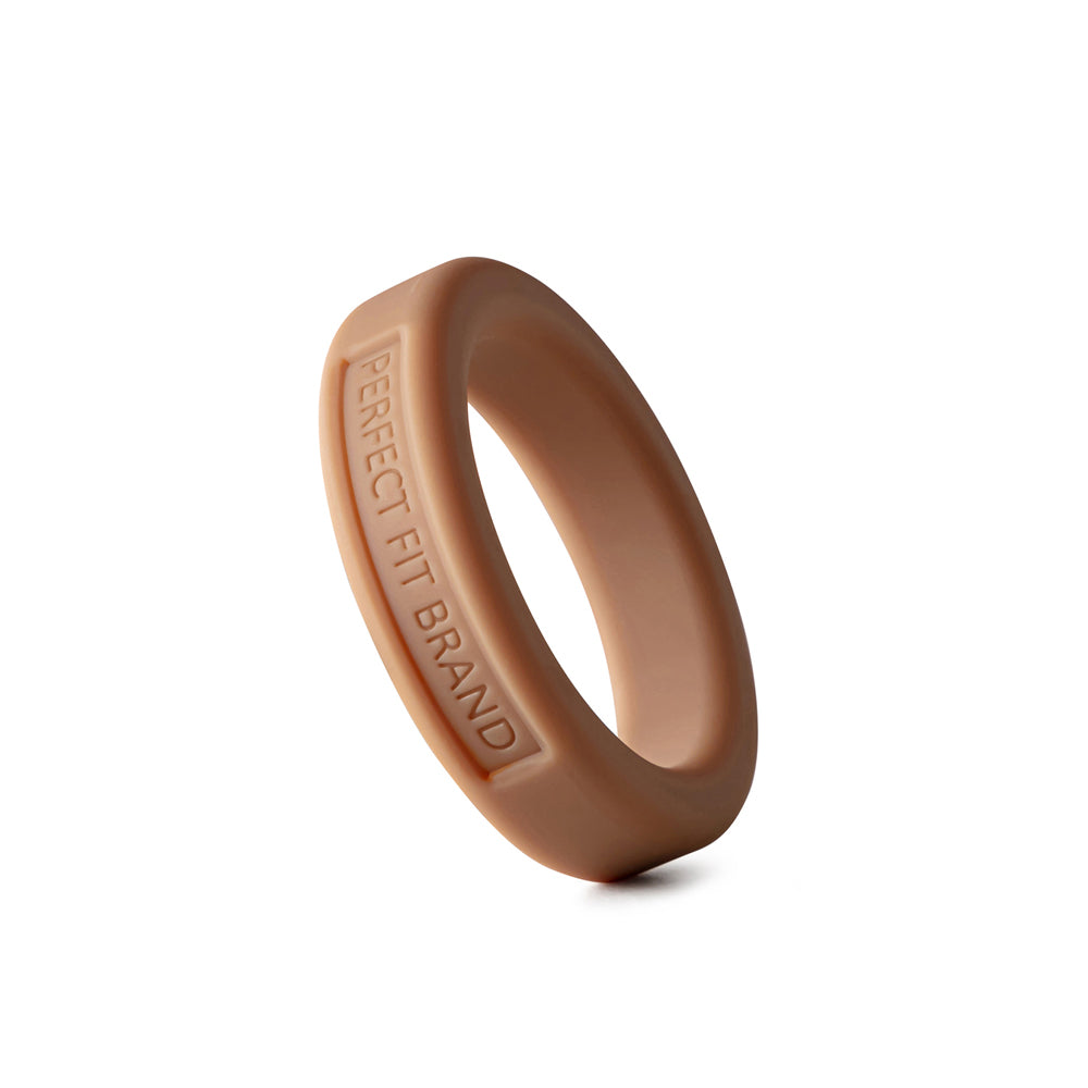 Classic 1.4" (36 mm) Silicone Med. Stretch Penis Ring Skintone 3 | 8101144804102 | Available at EroticWarehouse.com