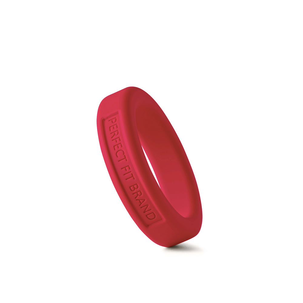 Classic 1.4" (36 mm) Silicone Med. Stretch Penis Ring Red | 8101144804652 | Available at EroticWarehouse.com