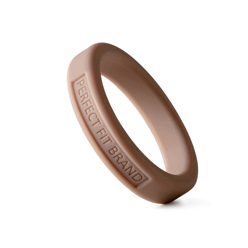 Classic 1.75" (44 mm) Silicone Med. Stretch Penis Ring Skintone 6 | 8101144805888 | Available at EroticWarehouse.com