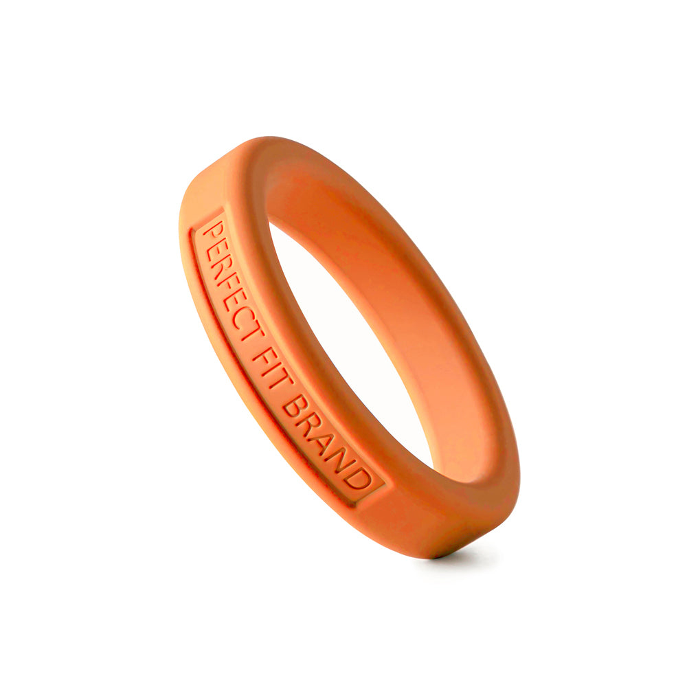 Classic 1.75" (44 mm) Silicone Med. Stretch Penis Ring Orange | 8101144805956 | Available at EroticWarehouse.com