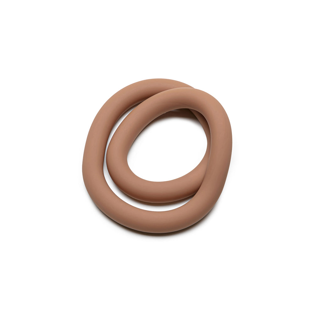 12" (305 mm) Silicone Hefty Wrap Ring Skintone 3 | 8101144808308 | Available at EroticWarehouse.com