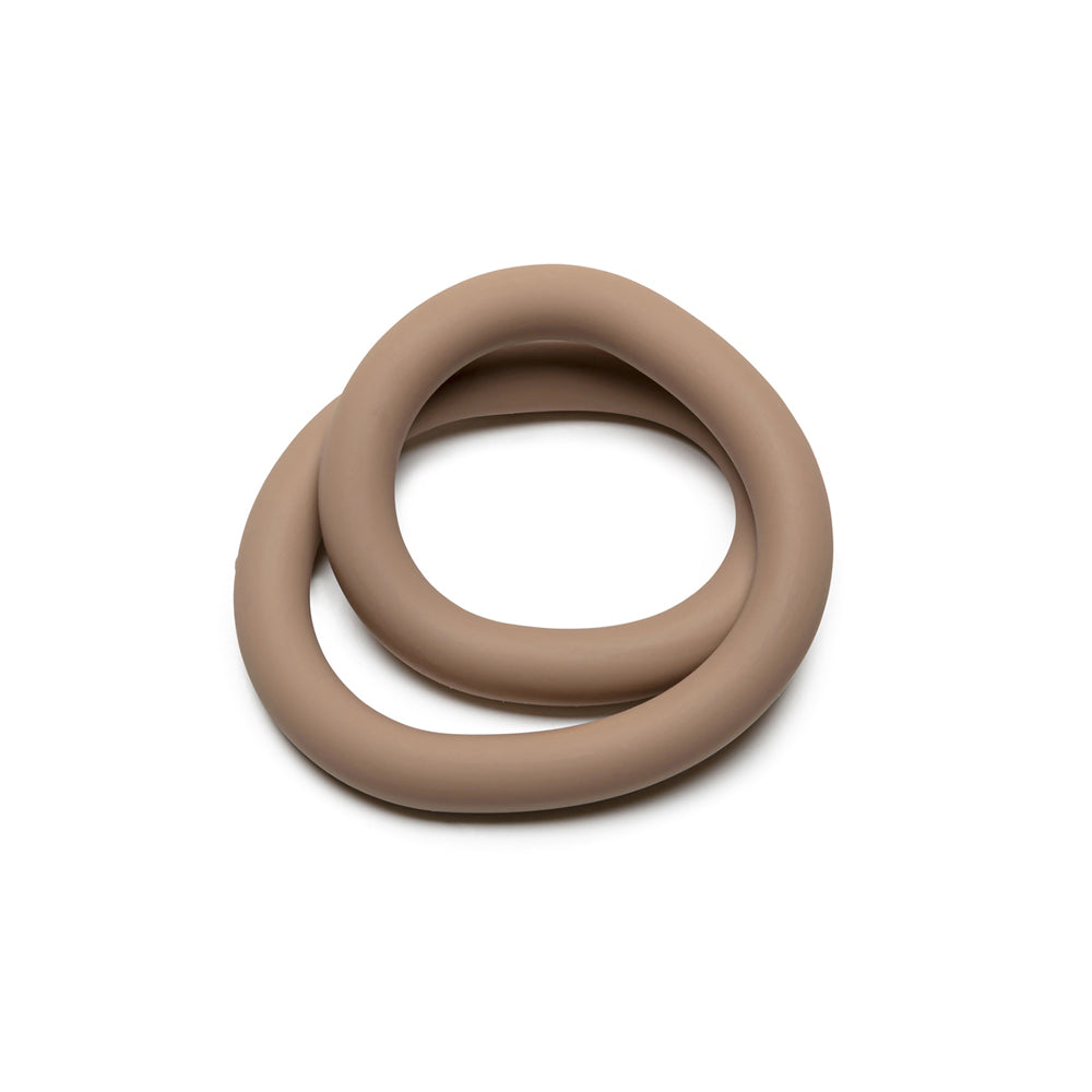 12" (305 mm) Silicone Hefty Wrap Ring Skintone 4 | 8101144808476 | Available at EroticWarehouse.com