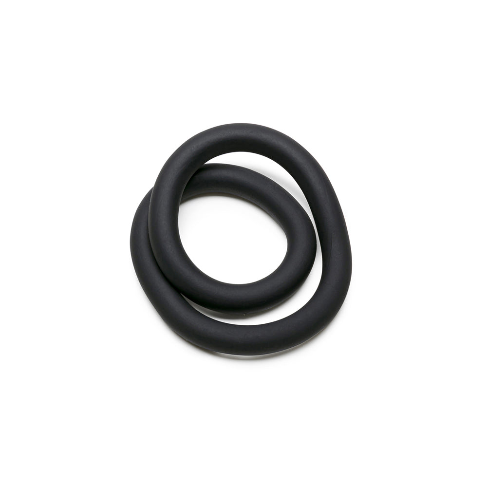 12" (305 mm) Silicone Hefty Wrap Ring Black | 8101144809398 | Available at EroticWarehouse.com