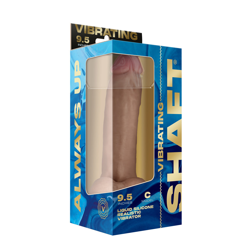 Vibrating Model C 9.5" Pine | 810119282668 | Available at EroticWarehouse.com